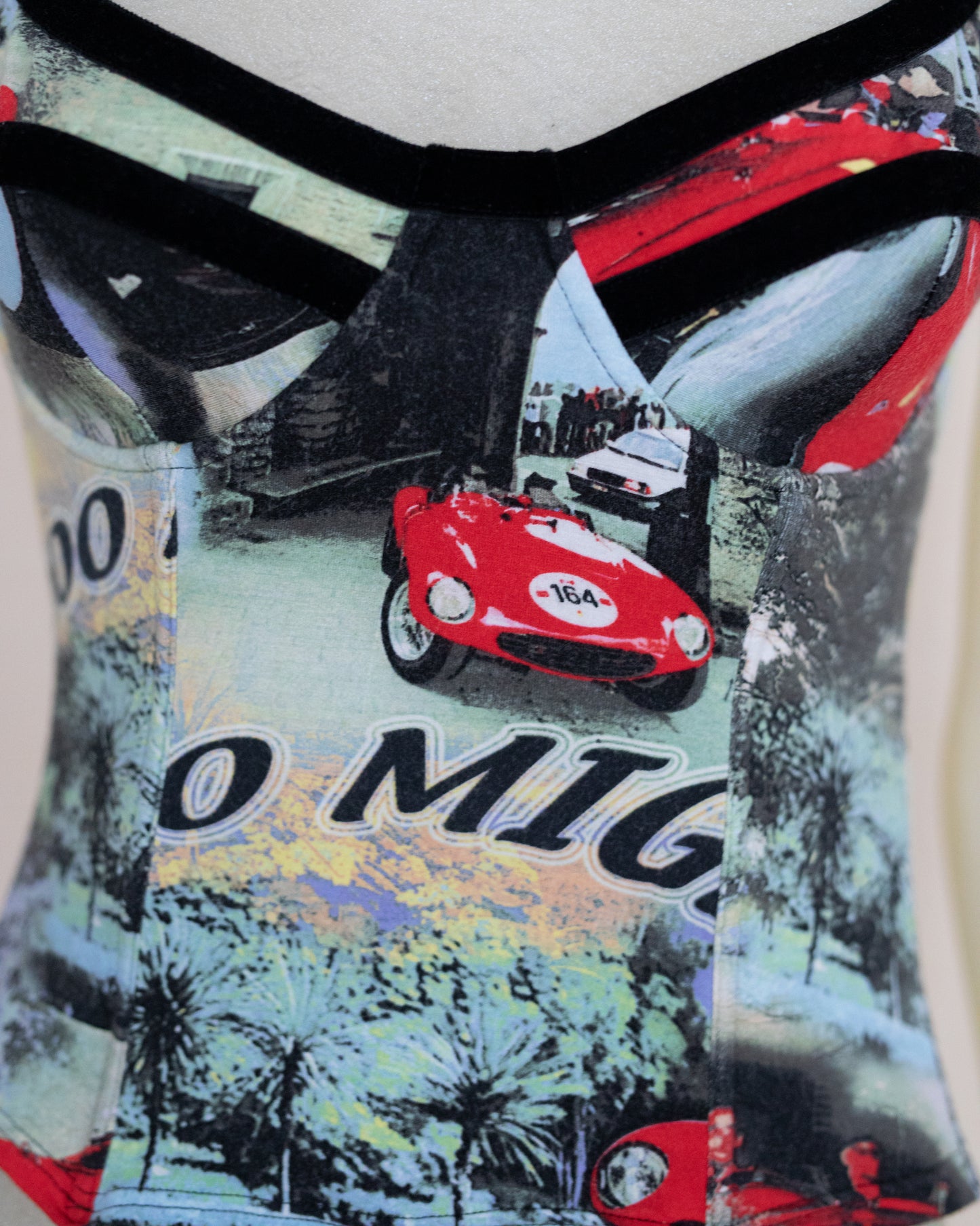 Mille Miglia Car Racing Corset