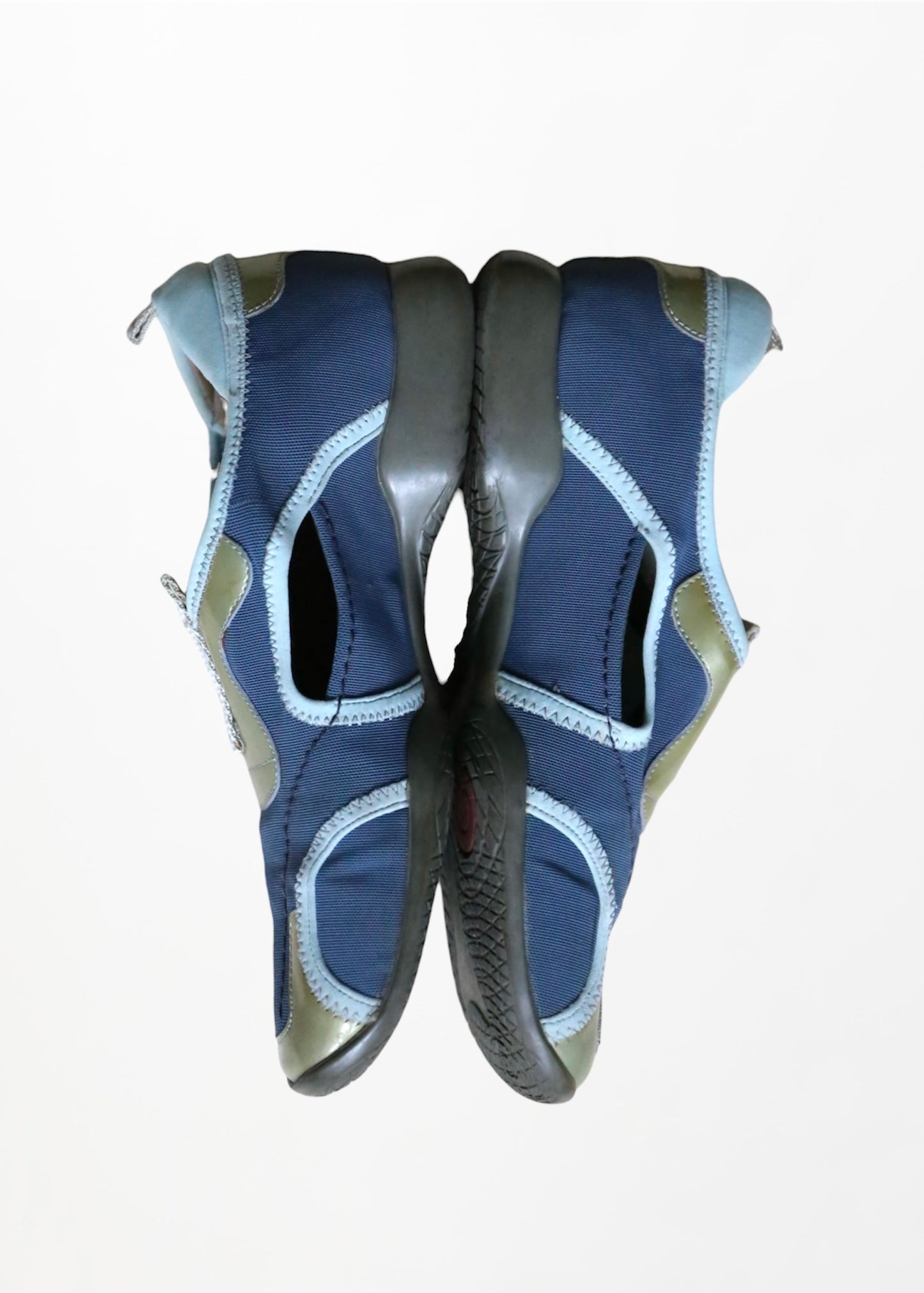 SS2000 Prada Sport Technical Cut-out slip ons