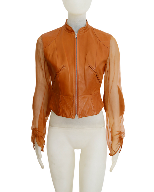 John Galliano AW 2001 Leather Jacket