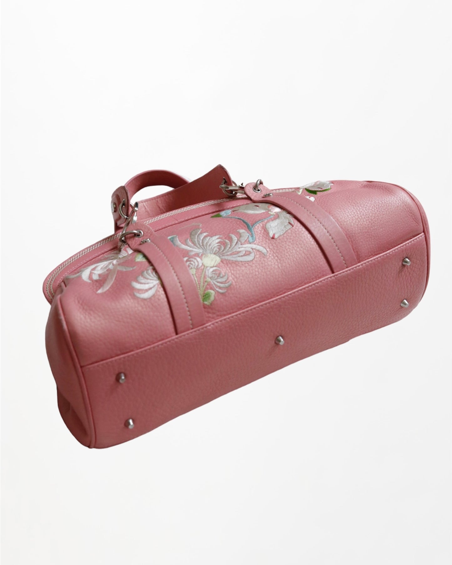 SS 2005 Runway Dior by Galliano floral Detective Satchel