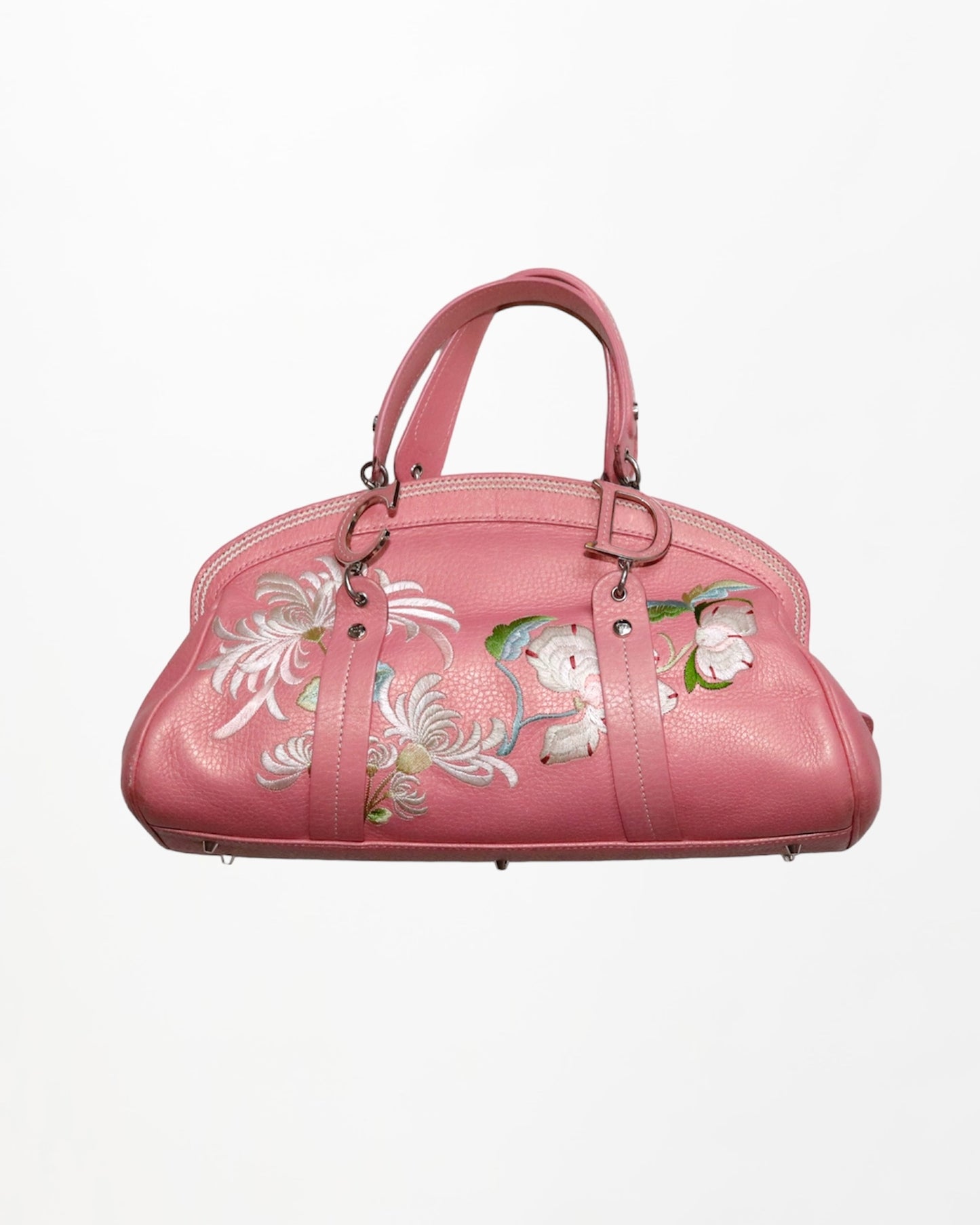 SS 2005 Runway Dior by Galliano floral Detective Satchel