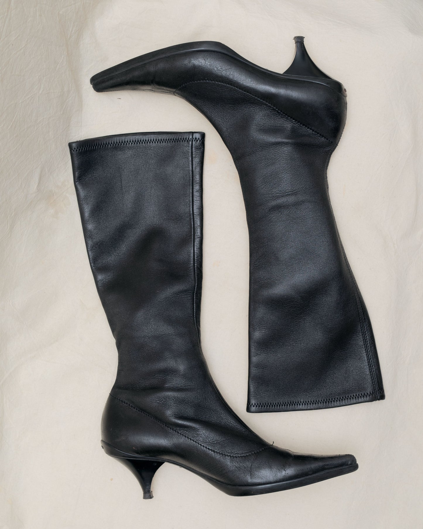 Miu Miu Leather Sock Boot