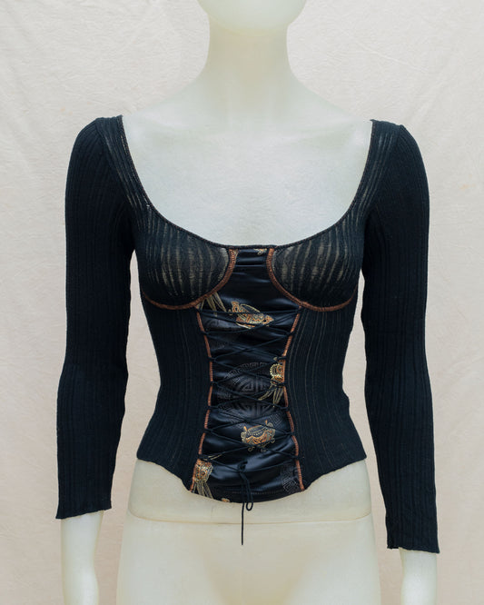 Vintage Roberto Cavalli Corset Top