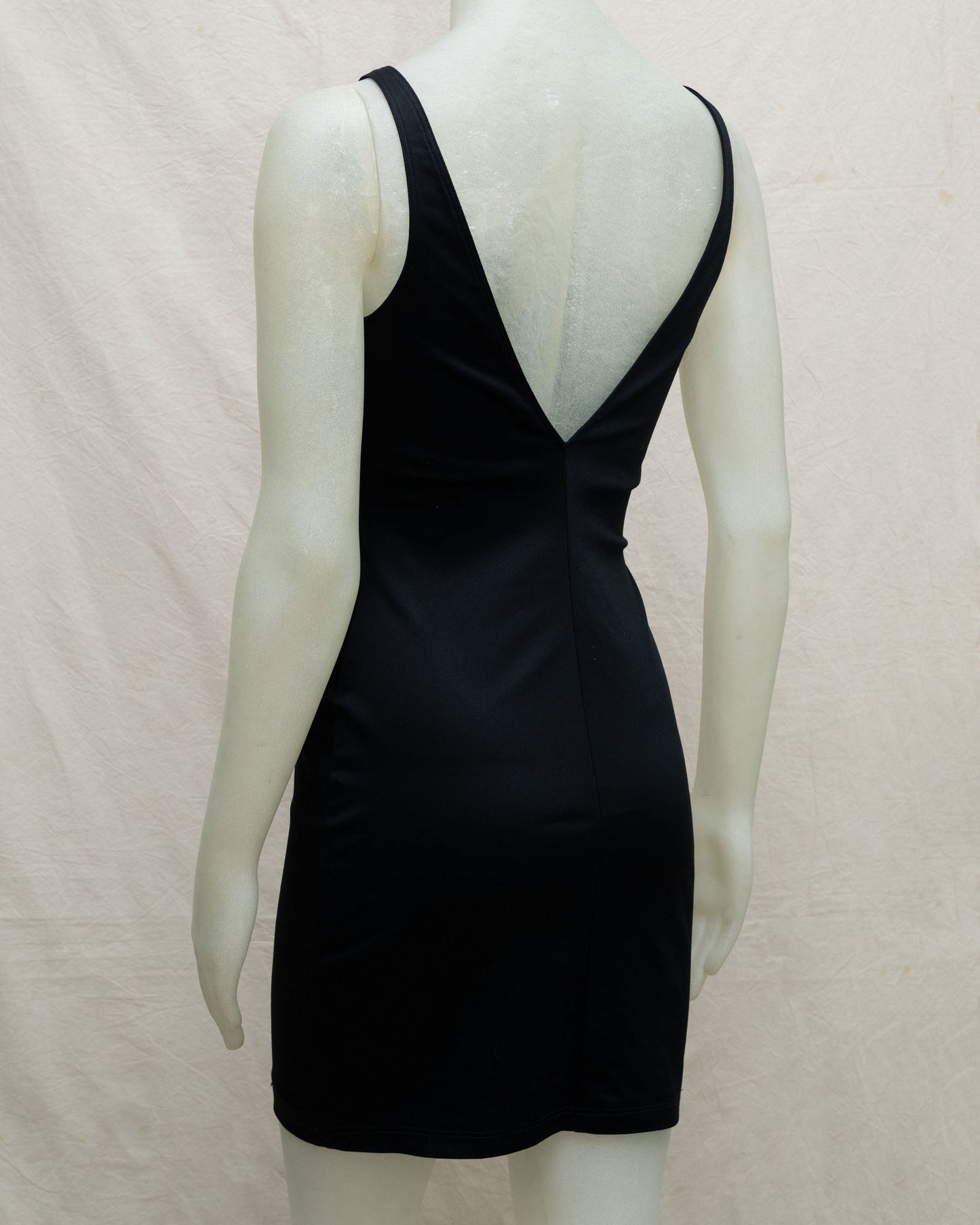 VERSACE 1995 Scalloped Neckline Dress