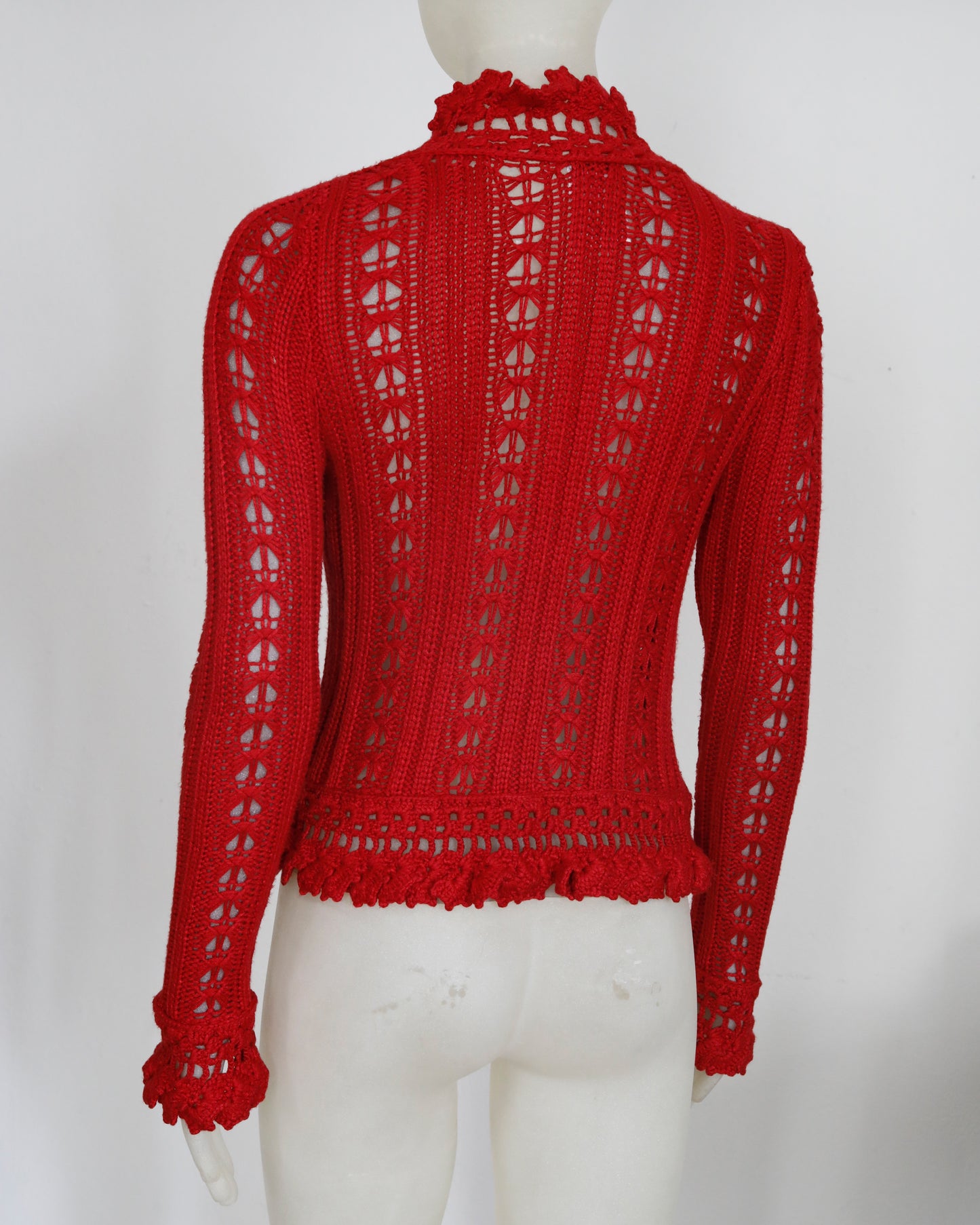 SS 2004 Chanel crocheted top