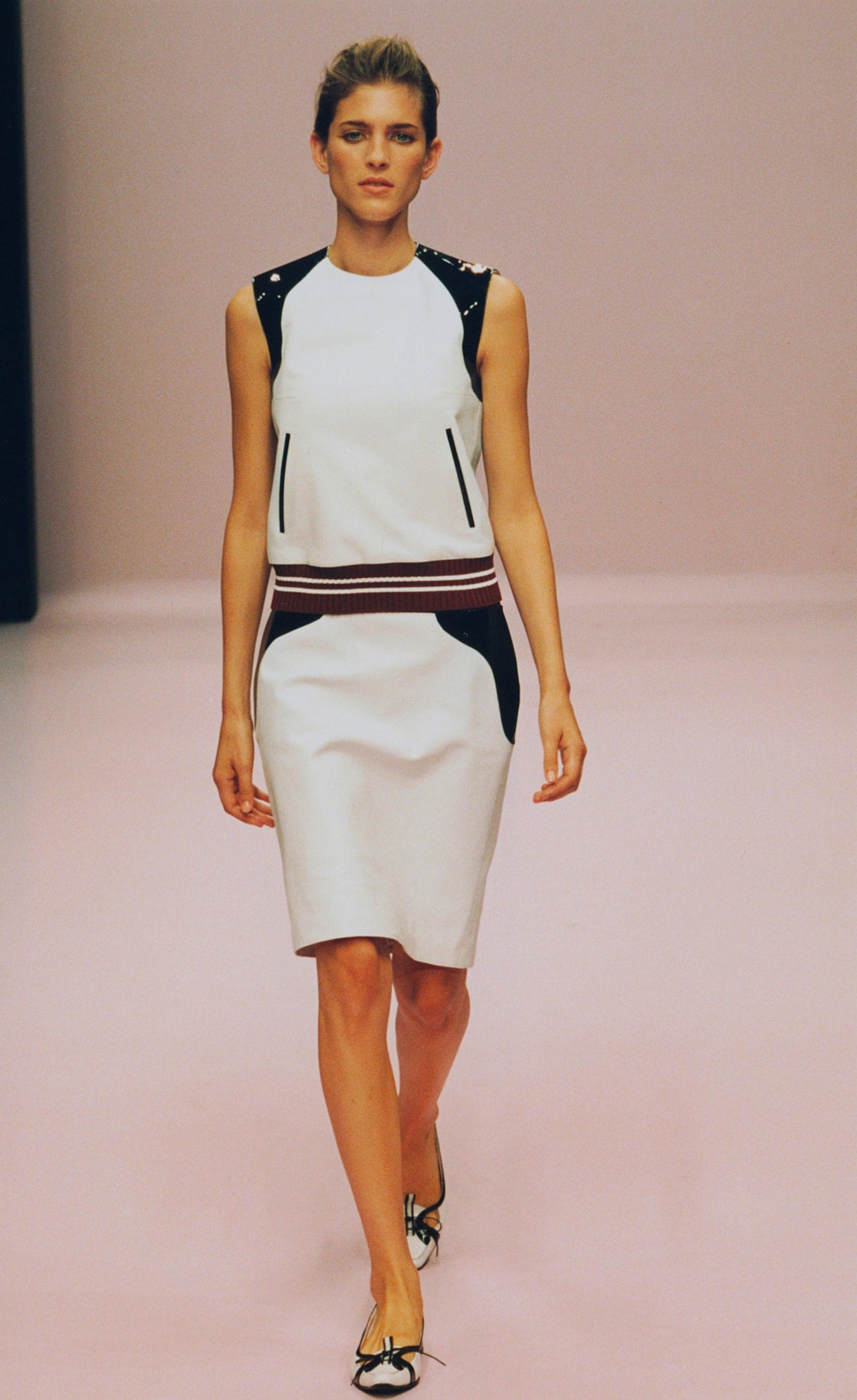 SS 2000 Miu Miu leather skirt